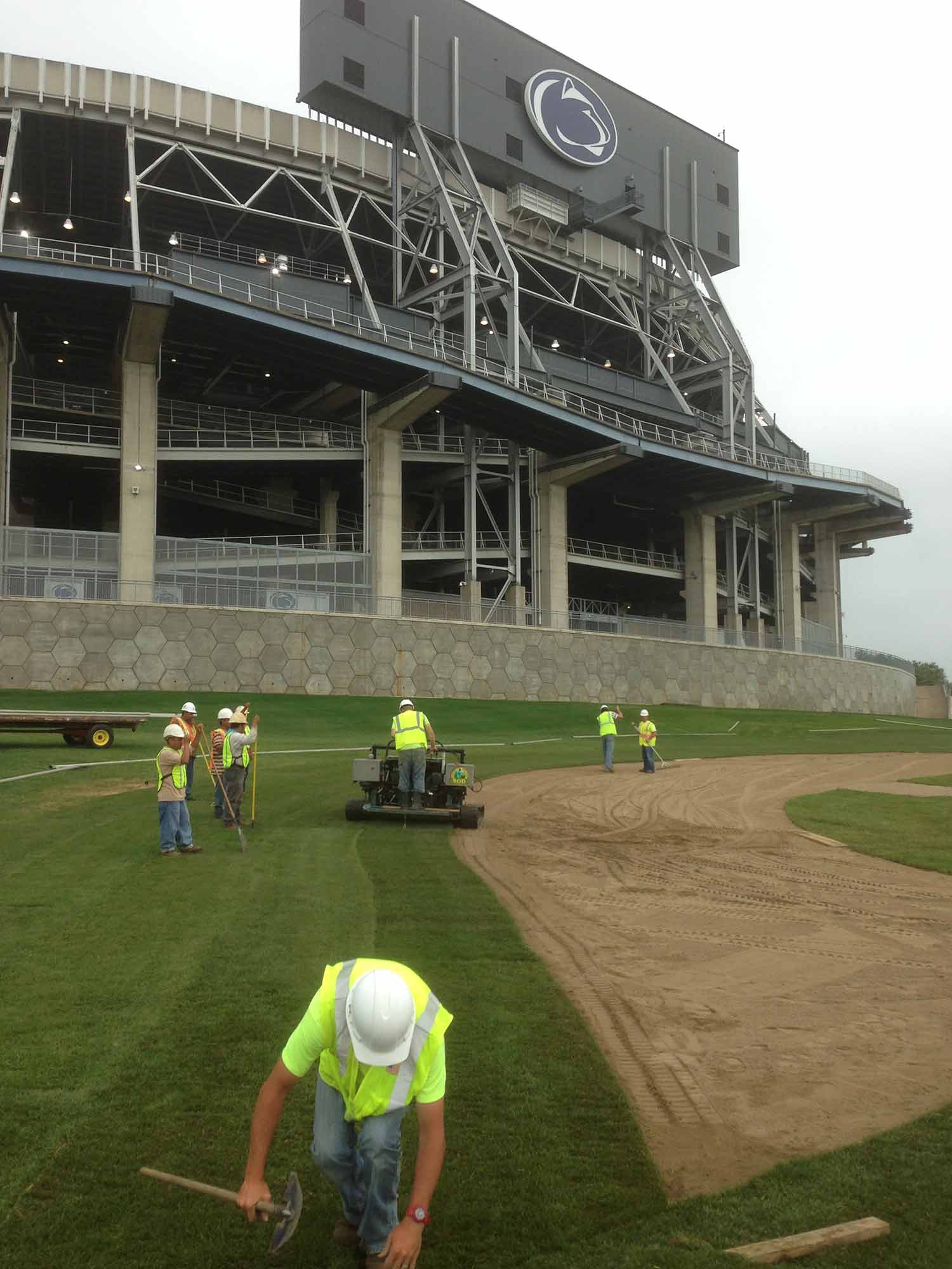 Penn State Beaver Stadium Practice Field Renovations