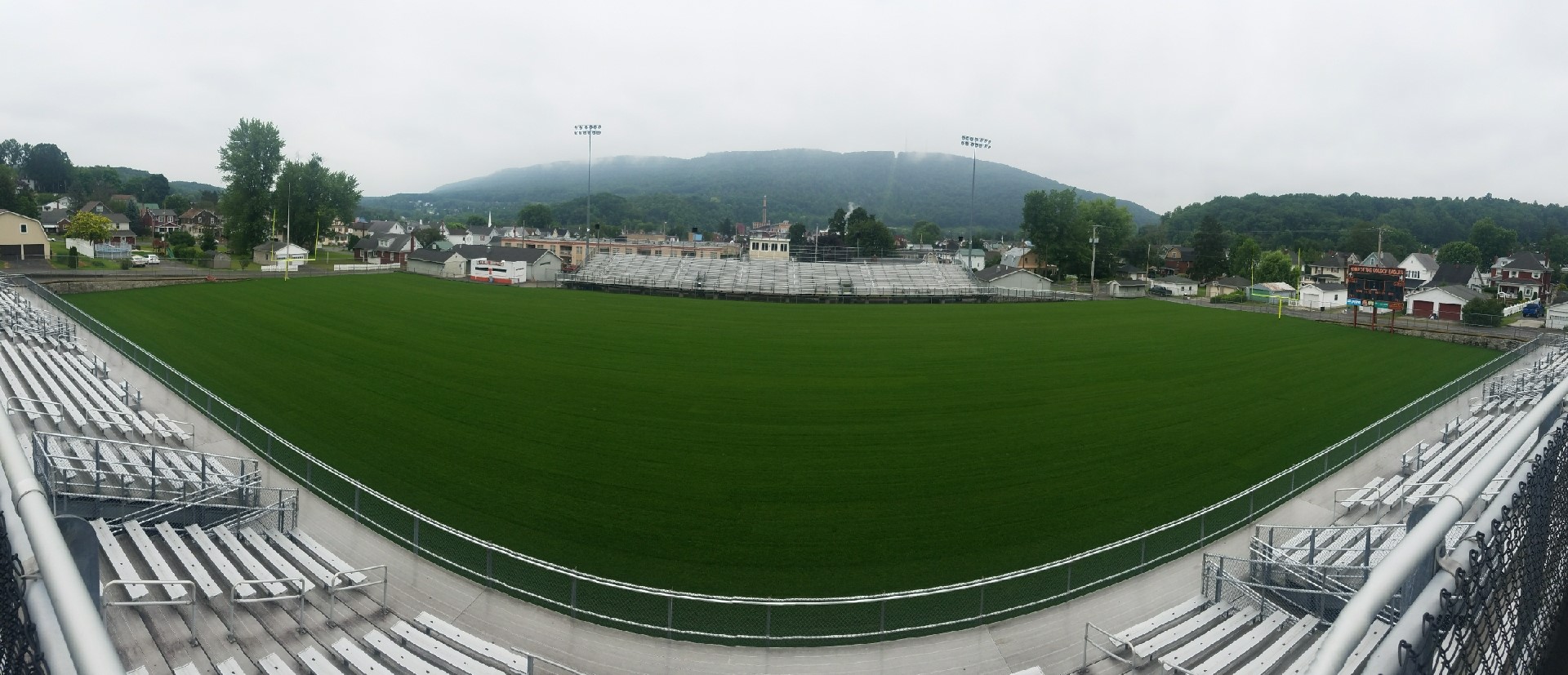 Tyrone High School Completed Football Field