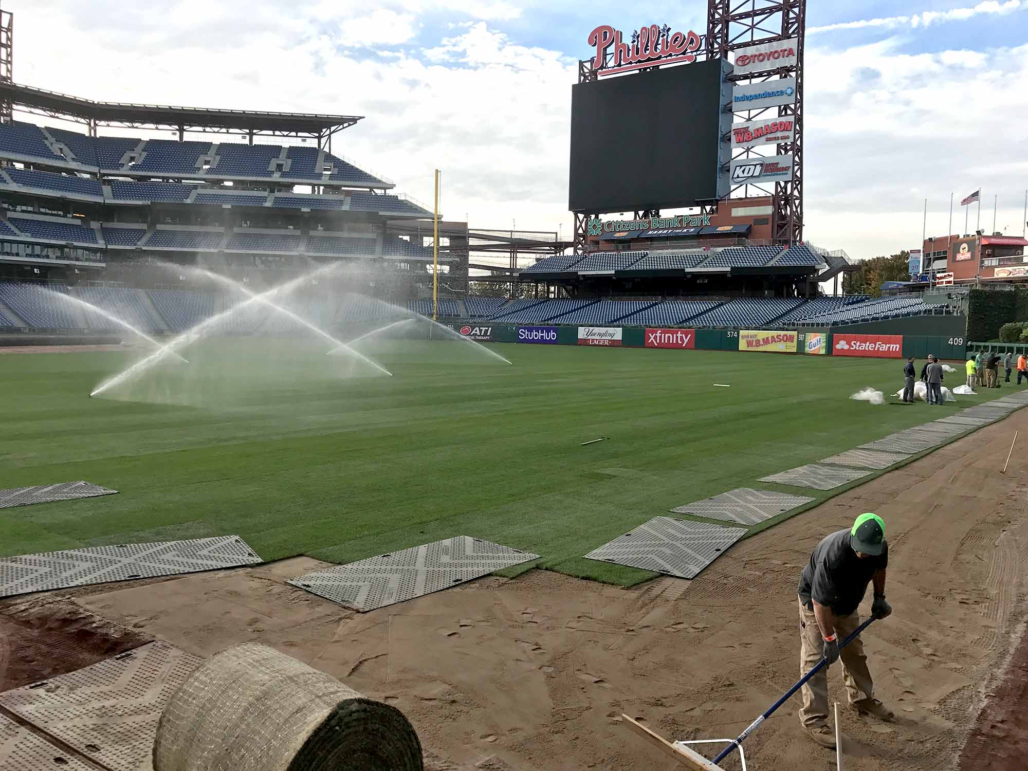 Philadelphia Phillies Field Irrigation