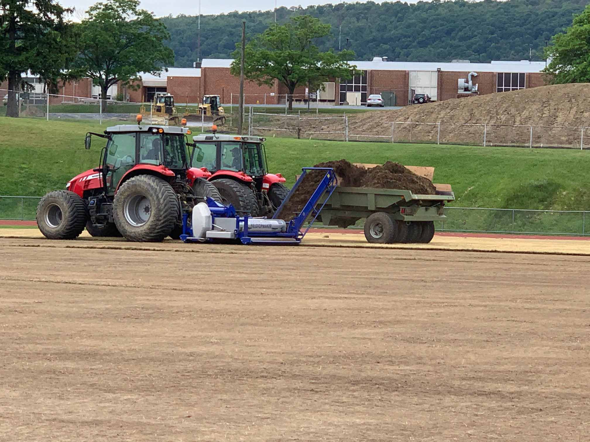 East Pennsboro Field Renovations Sand Grid