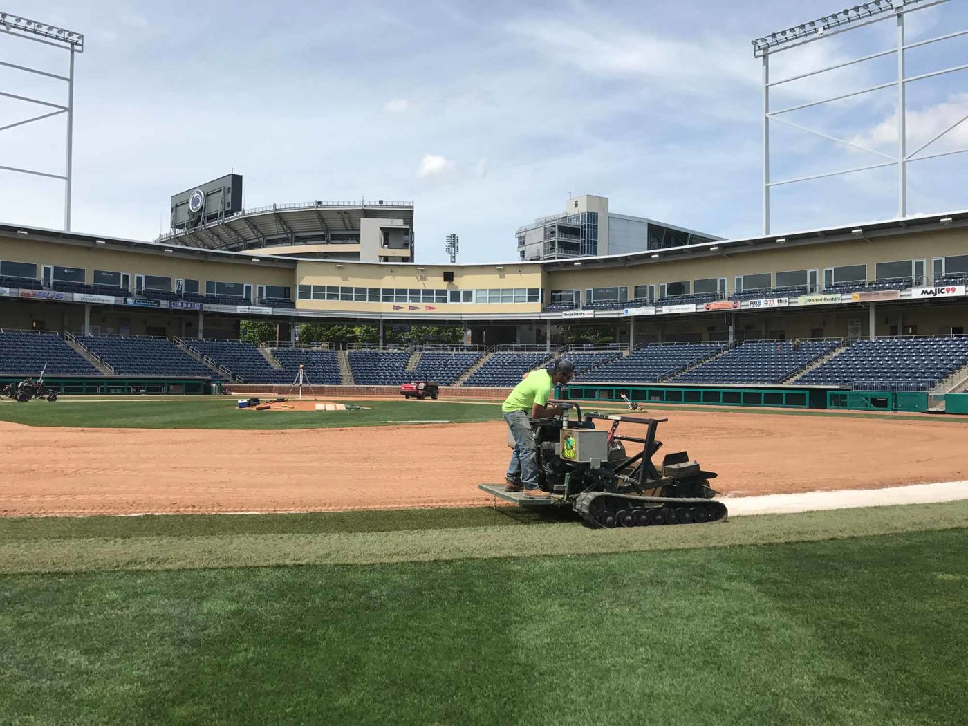 Infield Renovations Athletic Field Services Hummer Turfgrass