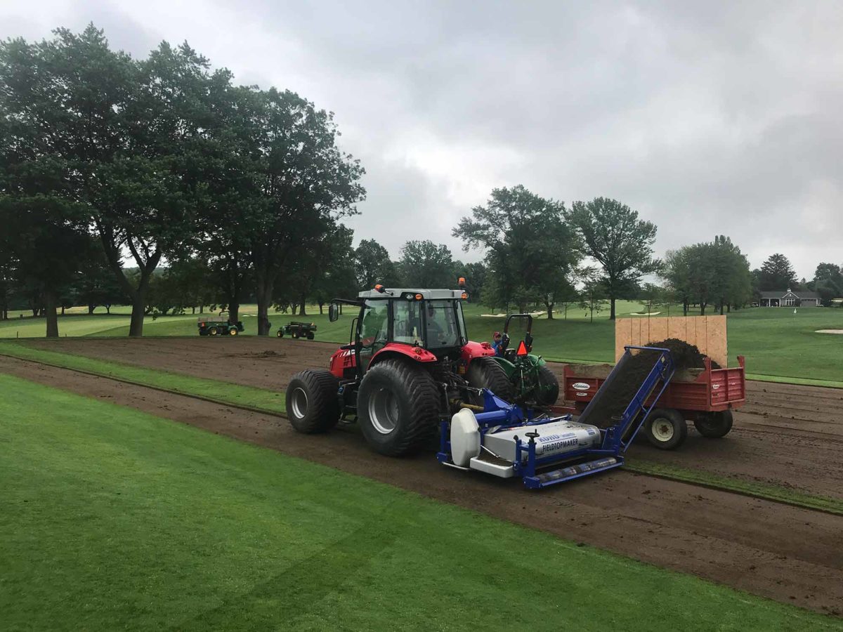 Wilmington Country Club Golf Course Laying New Sod