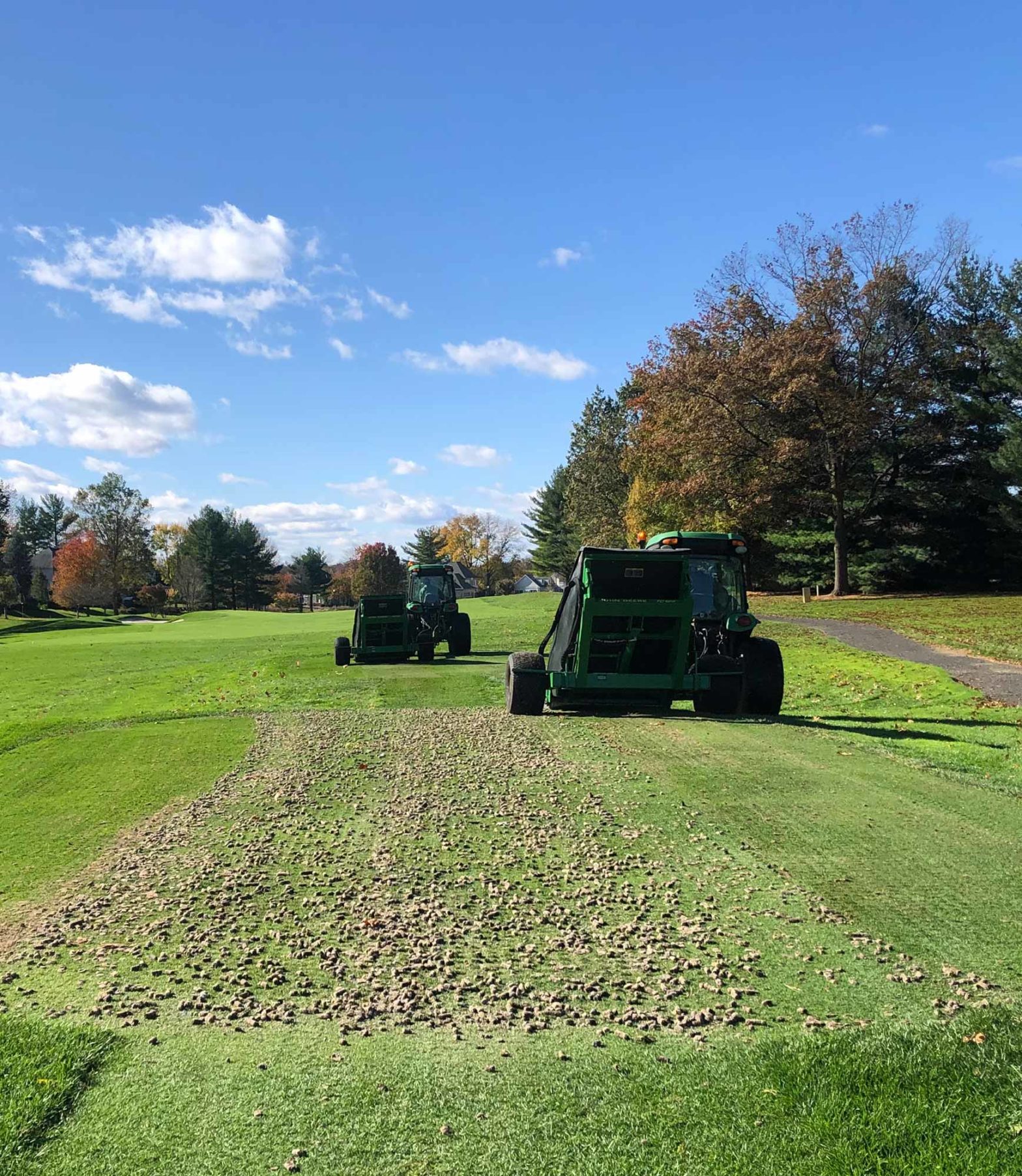 Golf Course Aeration Services | Hummer Turfgrass Systems