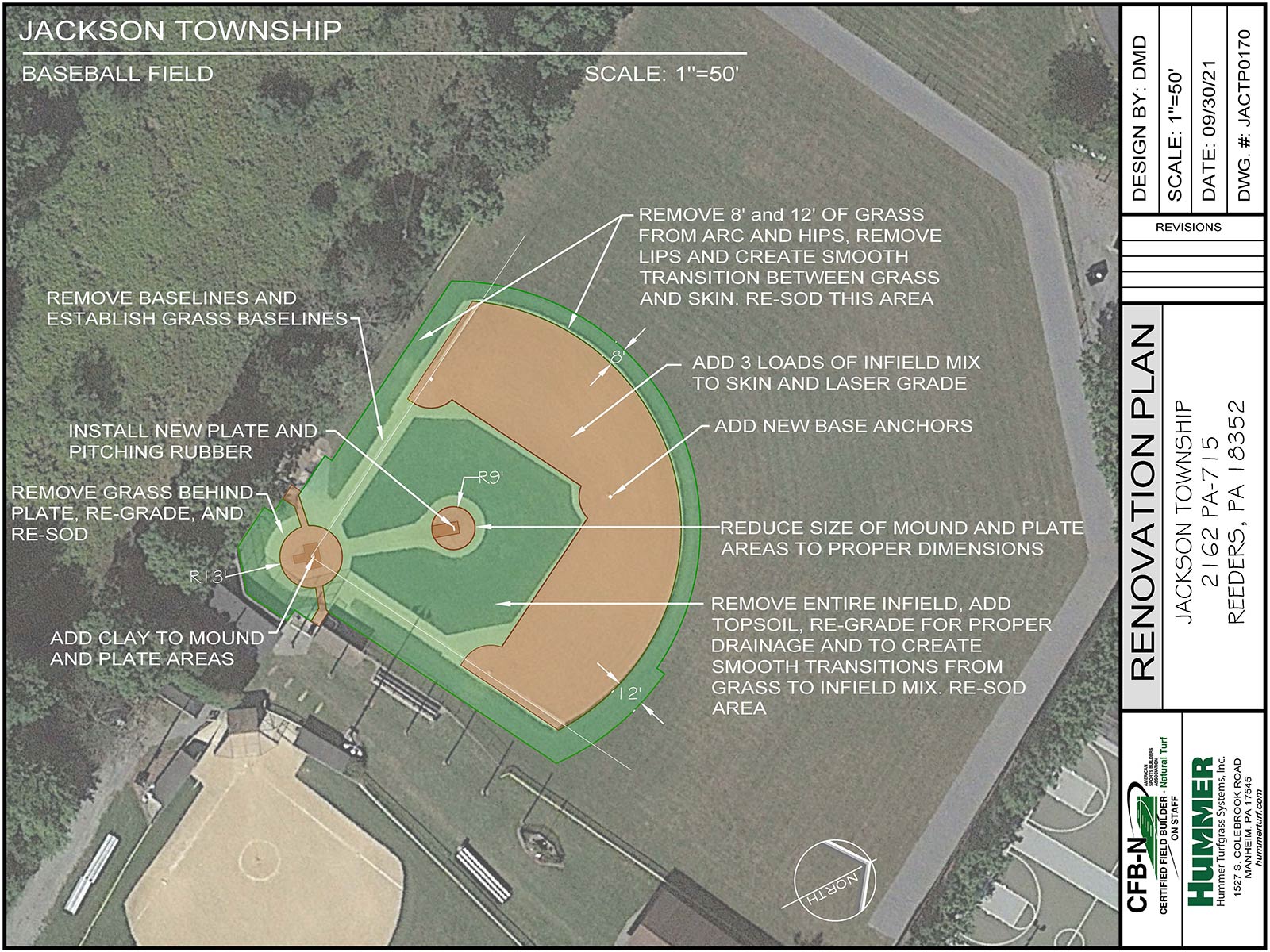 Jackson Baseball Field Plan